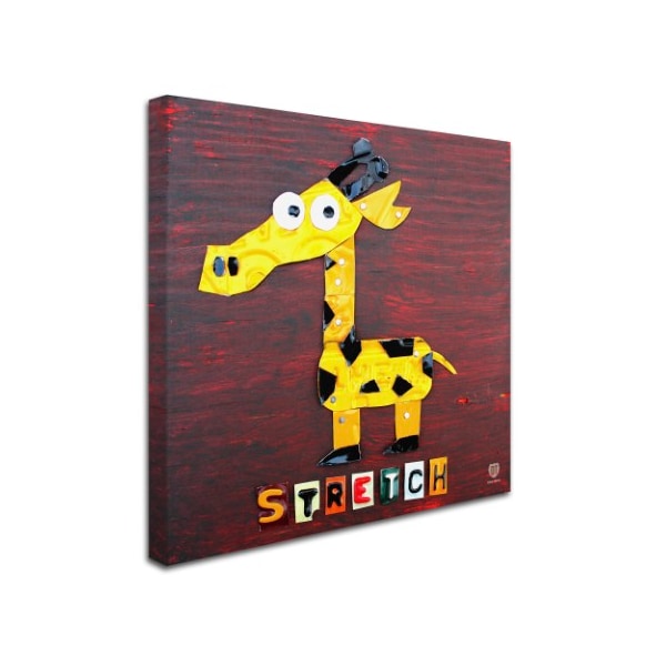 Design Turnpike 'Stretch The Giraffe' Canvas Art,35x35